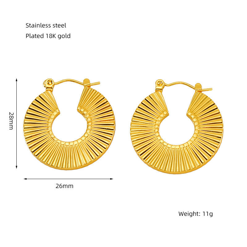 Wholesale Vintage Style Five-pointed Star Earrings